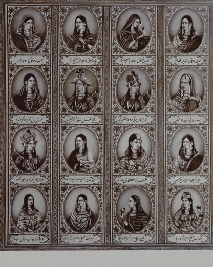 24 portraits of Mughal empresses from Delhi