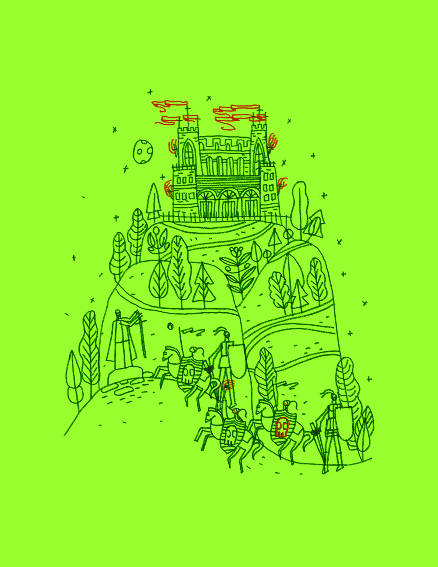 Sketches: Forest of Gaultree (Henry IV Part II)